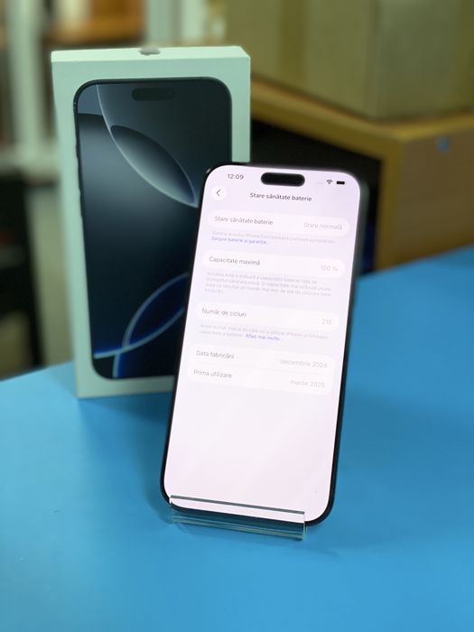 Apple iPhone 16 Pro Max CUTIE 256GB, Garantie 12 luni | Lensun