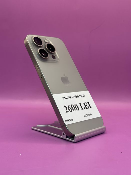 Iphone 15 Pro 256Gb 81 % •Amanet Matei Crangasi•82568