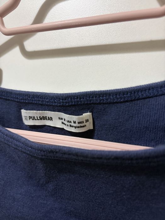 Синий топ pull and bear M