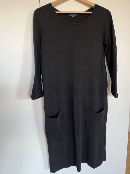 Рокля Tom Tailor - черна с джобчета 36(S) размер