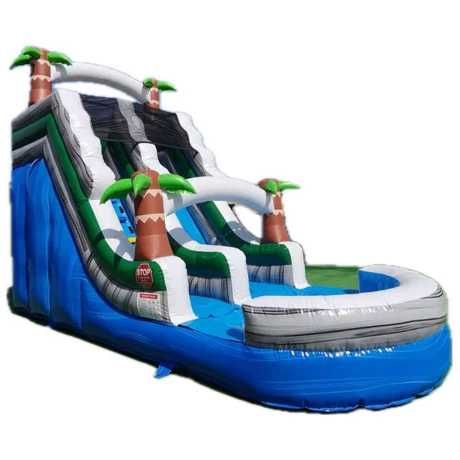 Tobogan gonflabil cu piscina / topogan gonflabil / profesional