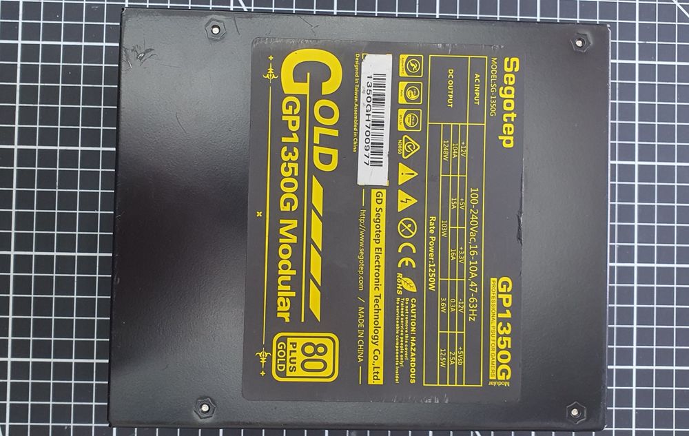 Sursa 1250w Segotep 1350G, full modulara