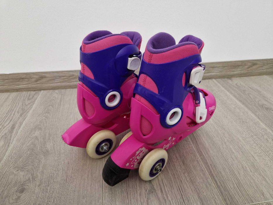 Role copii Oxelo 26-28 – reglabile, stare foarte bună