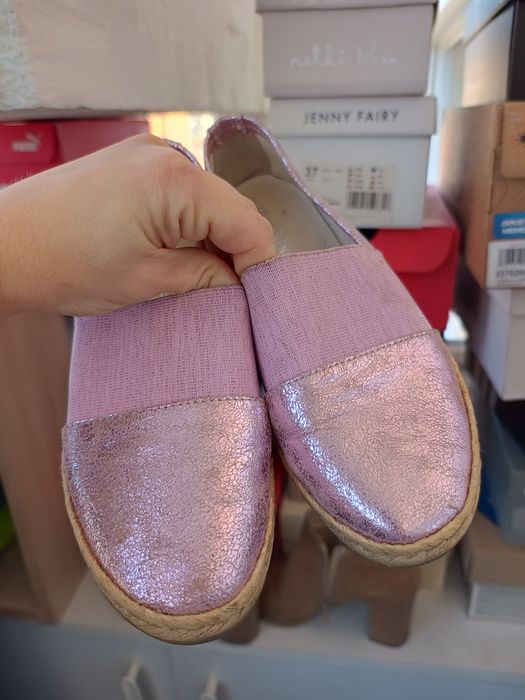 Espadrile piele benvenuti