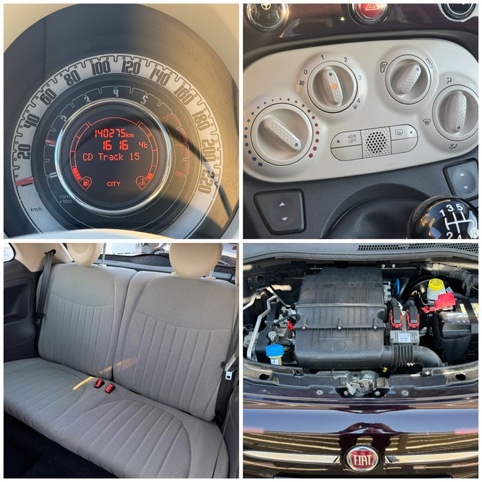Fiat 500 MOV 2013 Edition 1.2 benzina  - Trapa / AC - Km putni !