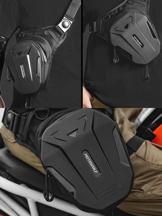 Geanta picior moto Motowolf