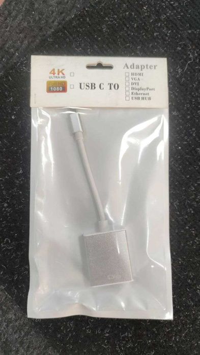 Переходник адаптер USB-C на VGA