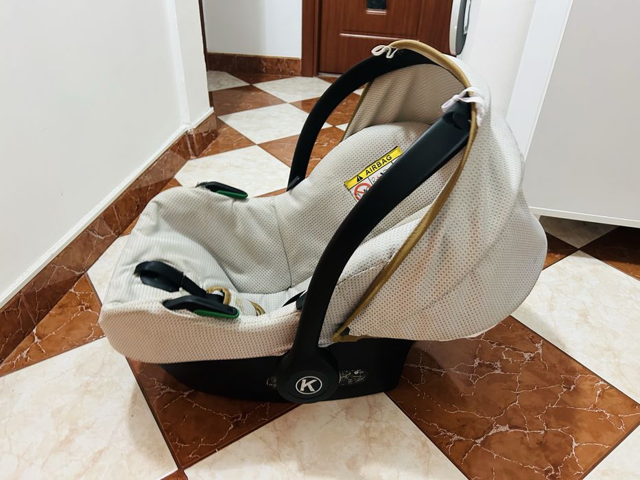 Caruț Krausman 3 in 1 Sendo White - Beige