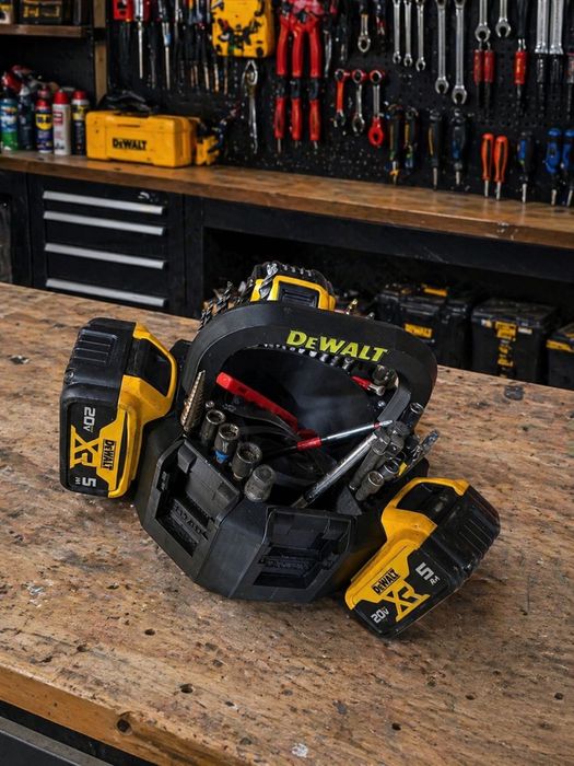 Stație DIY pentru depozitare acumulatori + biți +SDS+discuri pentru polizor unghiular(model profesional)