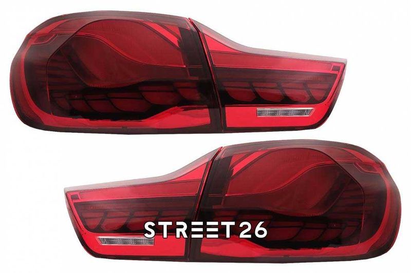 Stopuri OLED BMW Seria 4 F32 F33 F36 M4 F82 F83 Rosu Clar