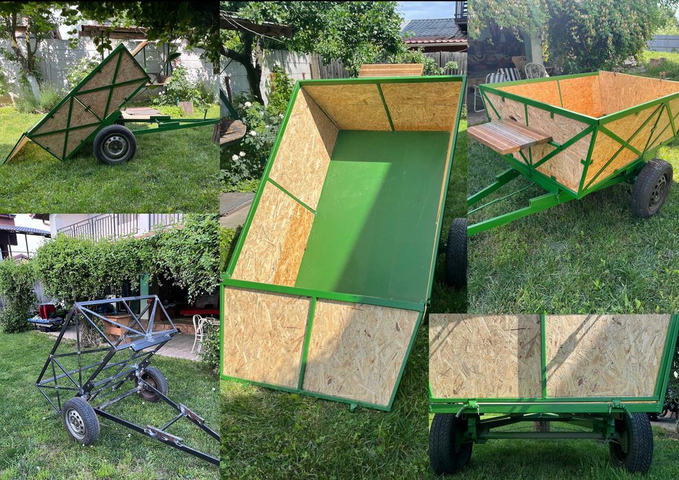 Remorcă agricolă tractor atv motocultor
