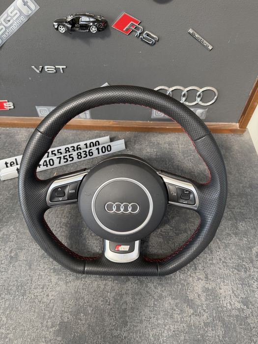Volan sport tesit Audi b5 b6 b7 tts c6 perforat
