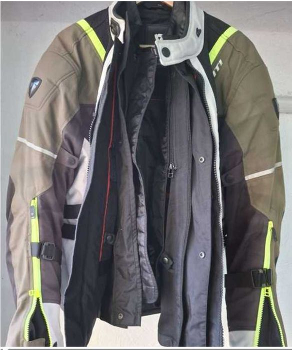 Мото яке Rev'it! Offtrack Размер 3XL/XYL включени дъжд/термо подплати!