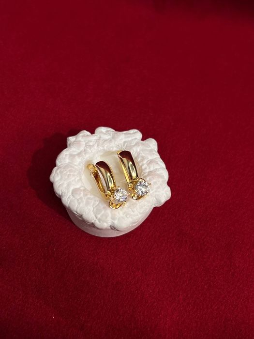 Золотые серьги/BariBarShop/0•0•24