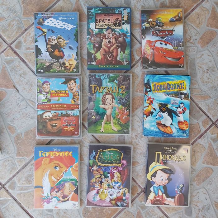 DVD диски, фильмы (дискілер)