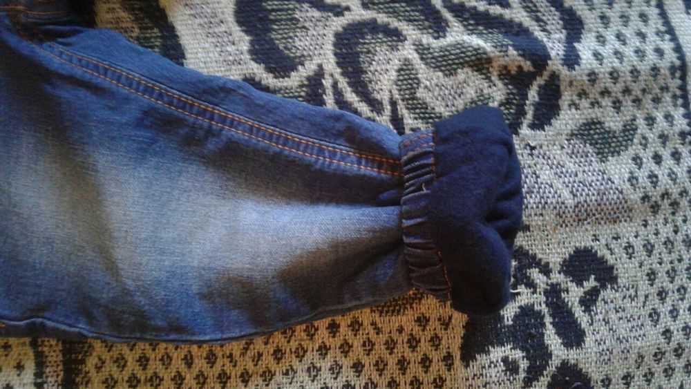 Теплые джинсы девочки