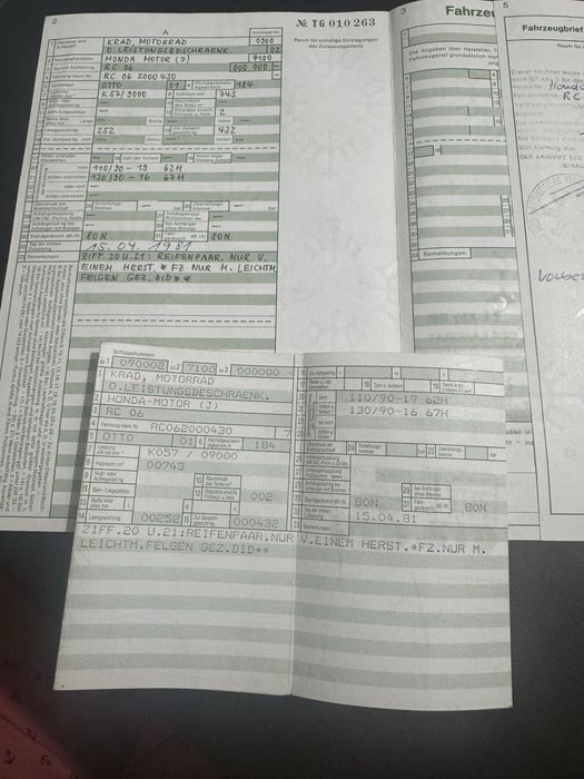 HONDA CB 750 C AN 1981