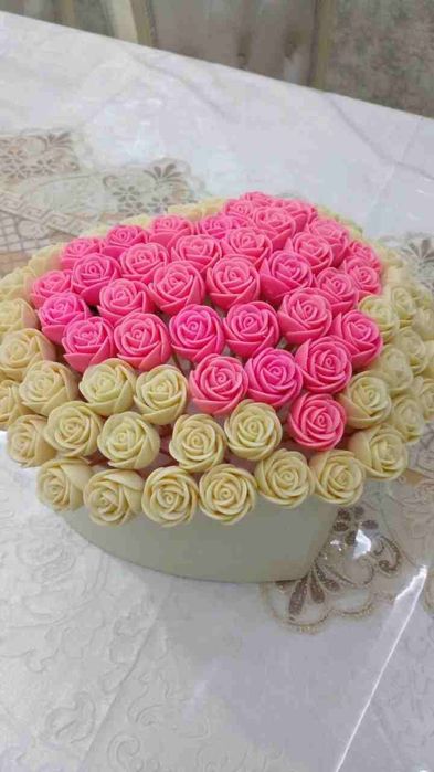 Подарочные  букеты из шоколада sovģa uchun shokoladli buketlar