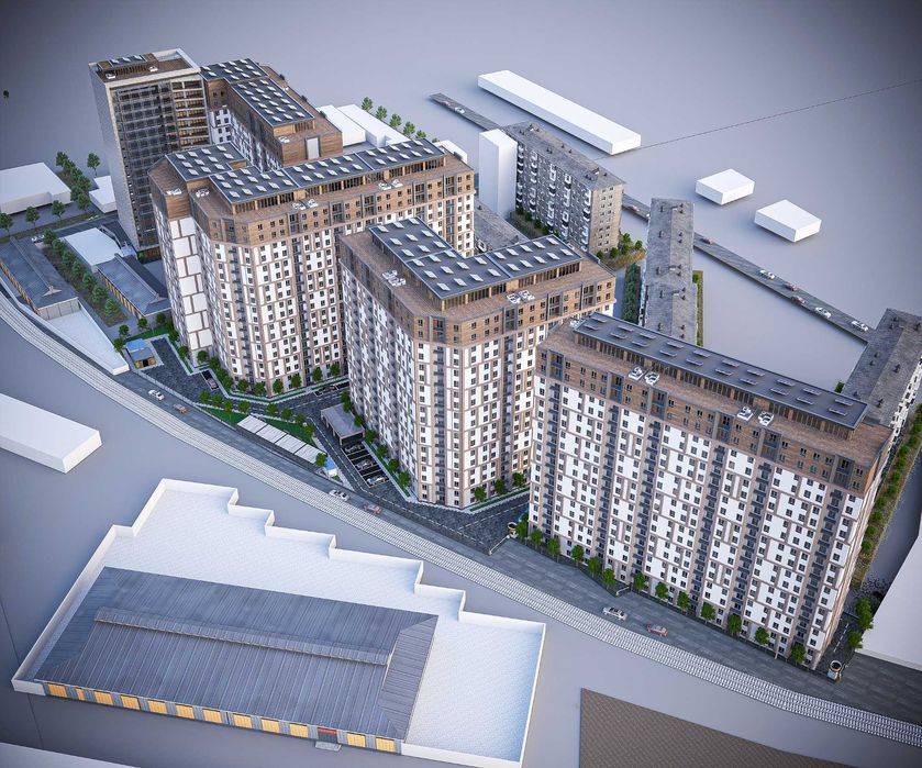 1 ком студия 30 м² — выгодная цена, рассрочка, центр города