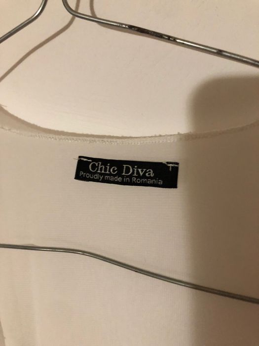Rochie alba Chic Diva