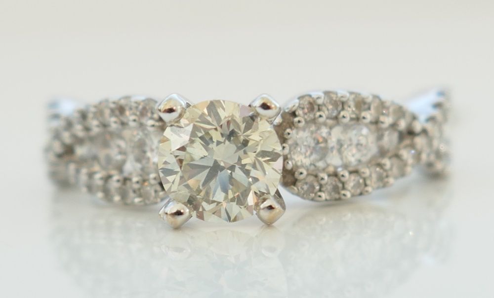 Inel 14k diamante naturale 1.40ct