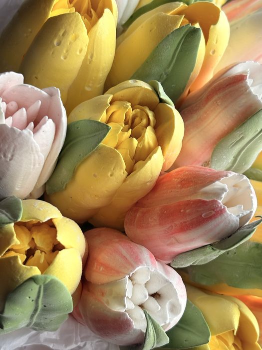 Зефирные тюльпаны