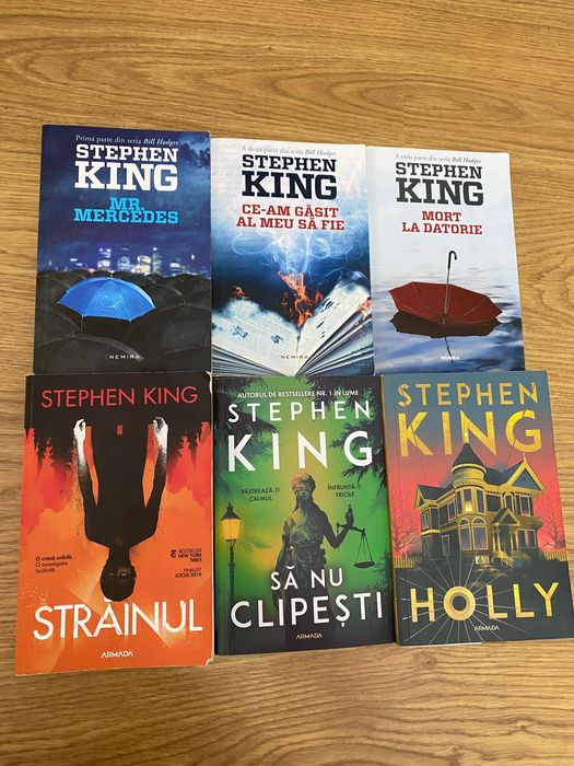 Carti Stephen King - miniseria Bill Hodges si Holly (limba romana)