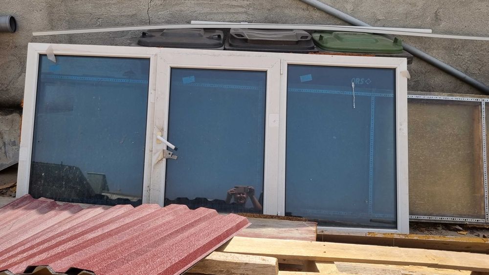 Termopan elegant 223 cm x 108 cm | 2 geamuri fixe + 1 dubla