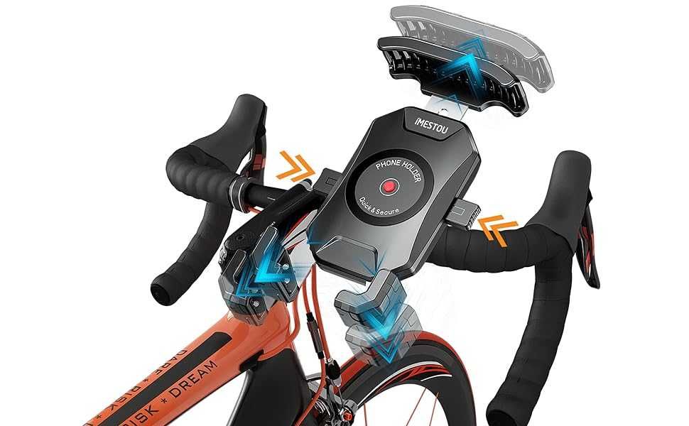 Suport telefon PM-01S, motocicleta, bicicleta, trotineta, waze, maps