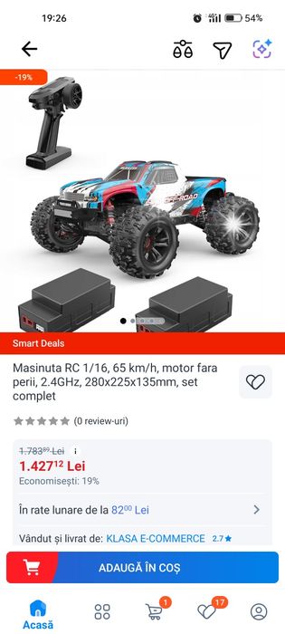 Masinute RC SCY 16102 si MJX 16208 automodele noi sigilate