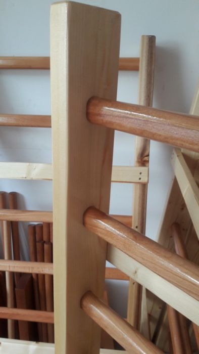Spalier gimnastica 240/80 cm, 11 trepte, lacuit