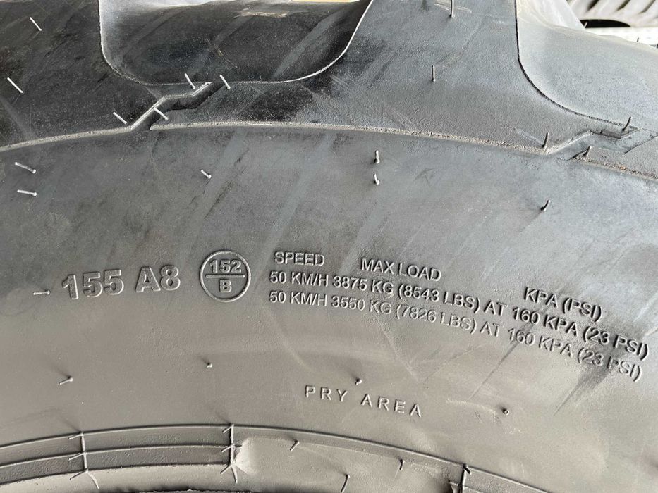Anvelope 580/70R38 pentru tractor spate marca OZKA