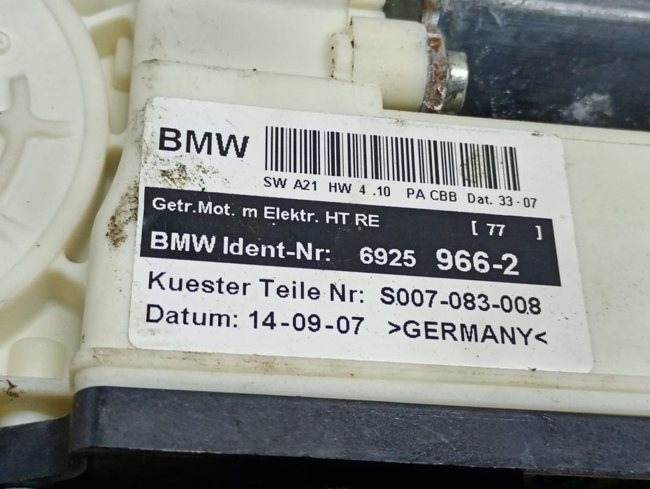 Motoras geam dreapta spate BMW X3 E83 (facelift) (2006 - 2010) N47D20O