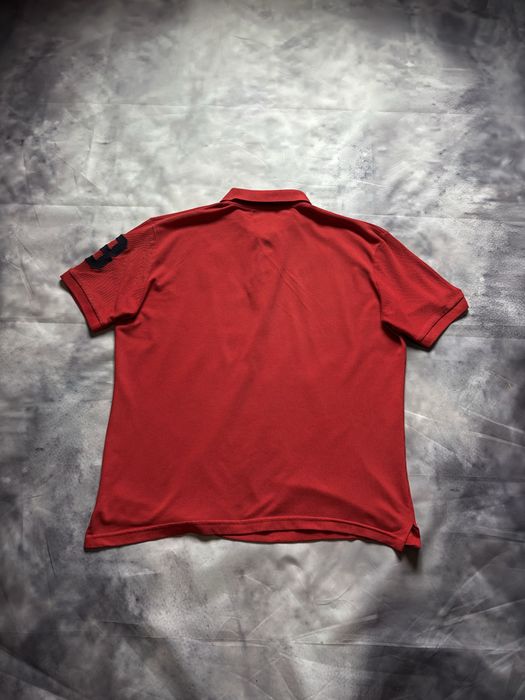 Polo Ralph Lauren Big Pony Mens Red Custom Fit Short Sleeve Polo Shirt – Size M