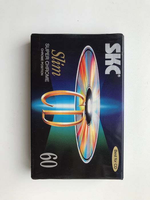 Редкие Аудио Кассеты хромовые новейшие SKC Slim