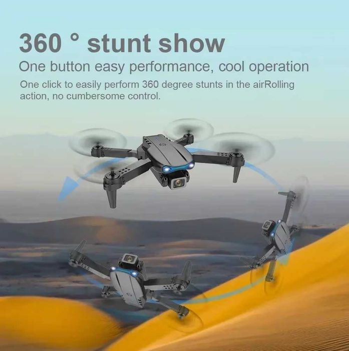 Drona E99 PRO 4K, 2 camere, wifi, 2 camera 4K HD, quad elicopter - NOU