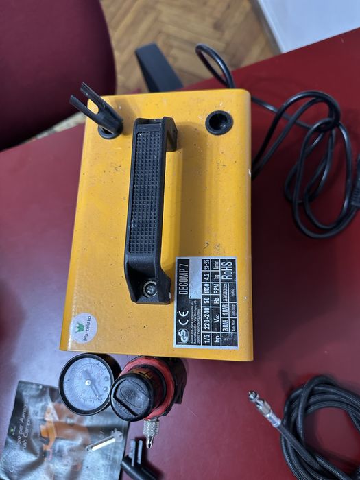 Compresor aerograf Martellato DECOMP 7 – silențios, compact, cu regulator ideal pt horeca  cofetarie patiserie