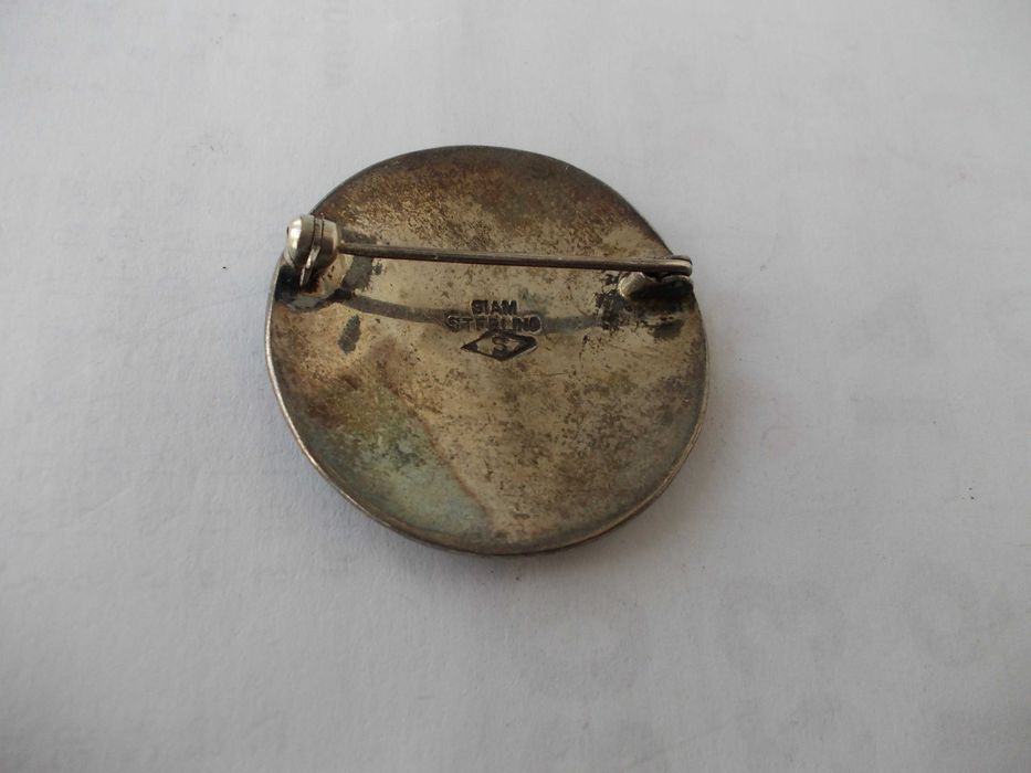 Brosa veche din argint SIAM