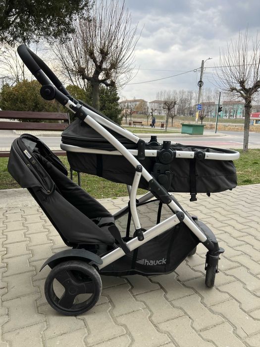 Carucior dublu Hauck Duett, Negru