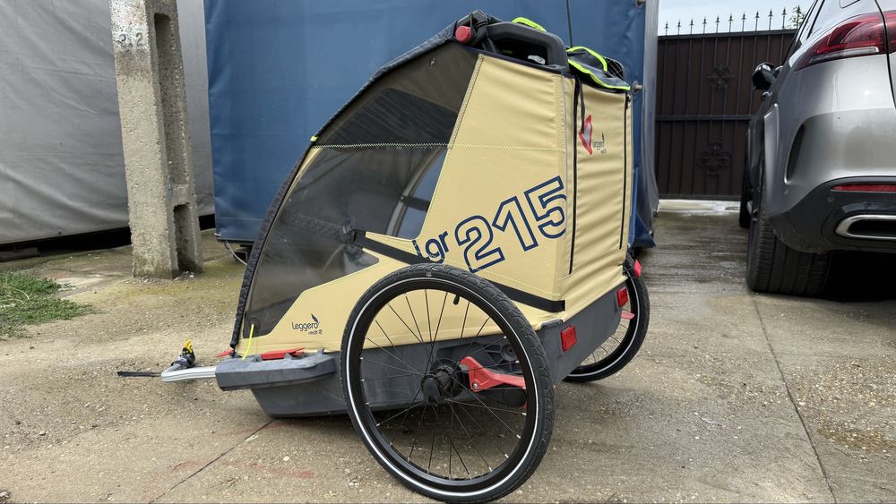 Remorca bicicleta 2 copii Legger Vento R