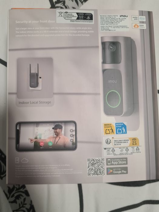 Видео звънец безжичен