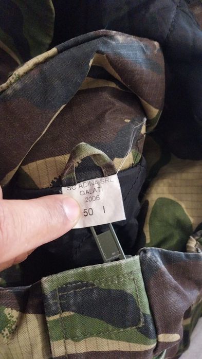 Scurtă ținută ristop pădure camuflaj