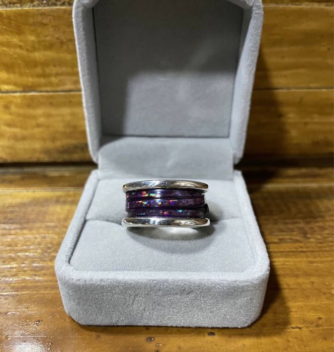 Золотое кольцо BVLGARI 750 пробы&Svarovsci