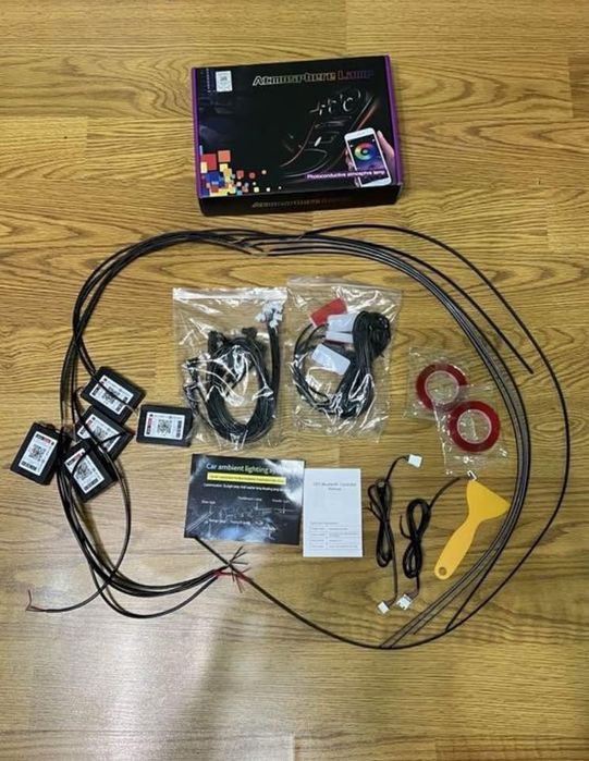 Kit Ambientale Led Symphony 18 in 1 lumini cu Bluetooth Acrylic