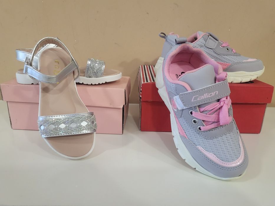 Дандали за момиче 29 номер, Сребърни