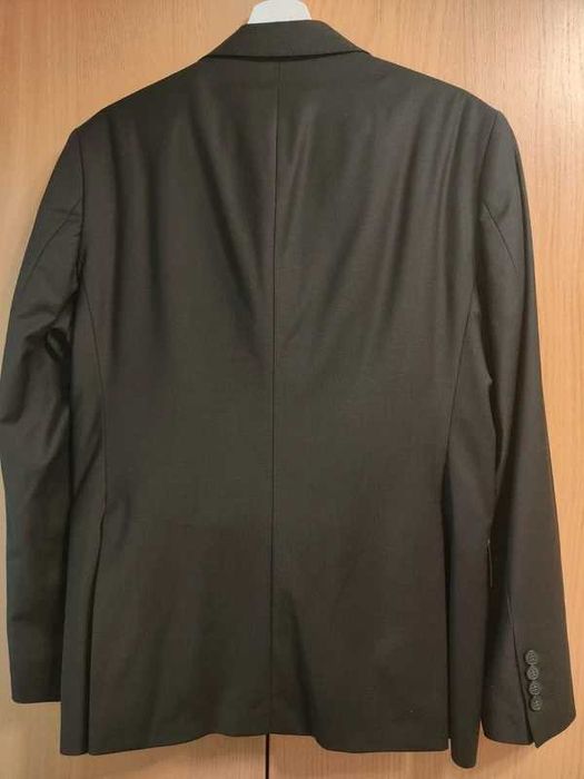 Sacou si Pantalon: Costum 2pcs slim-fit 96% lana 200`S / 4% lycra