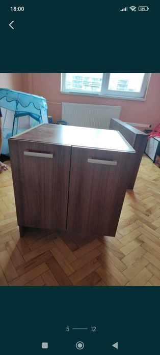 Барплот и шкаф МДФ 18мм. Дъб какао