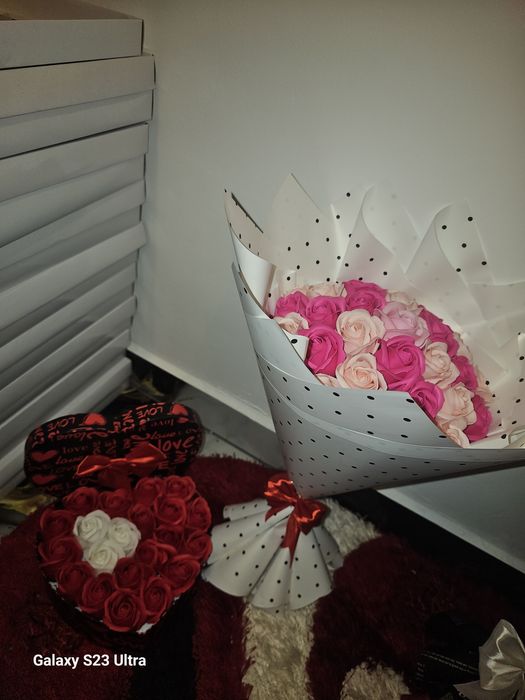 Buchet 31 trandafiri din săpun