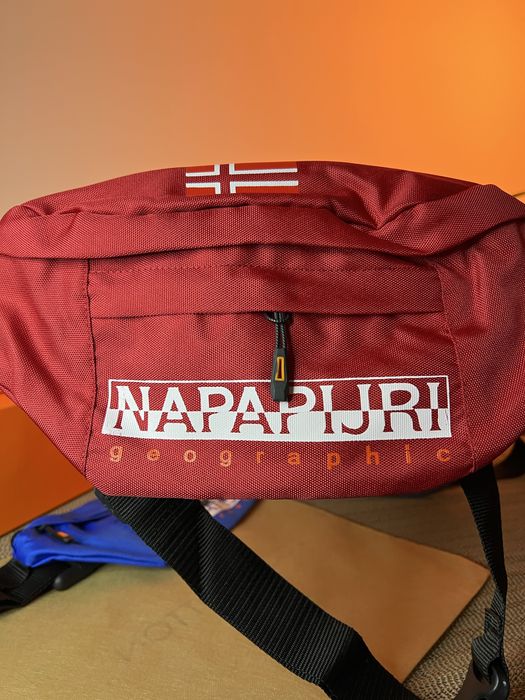 Borsete Napalijri Gri/Rosu/Albastru