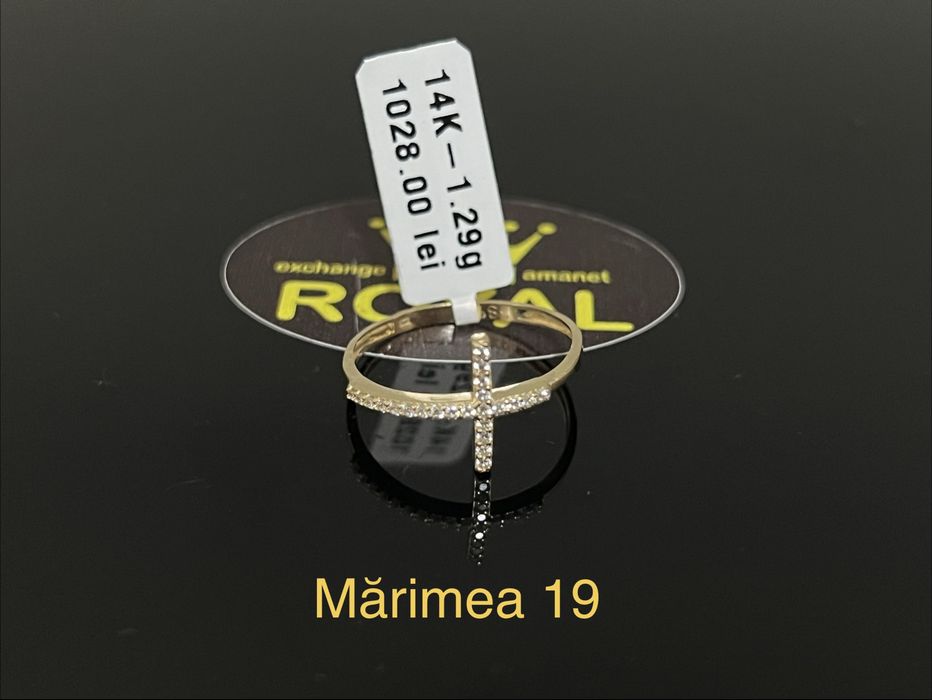 Bijuteria Royal CB : Inel dama aur 14k 1,29gr